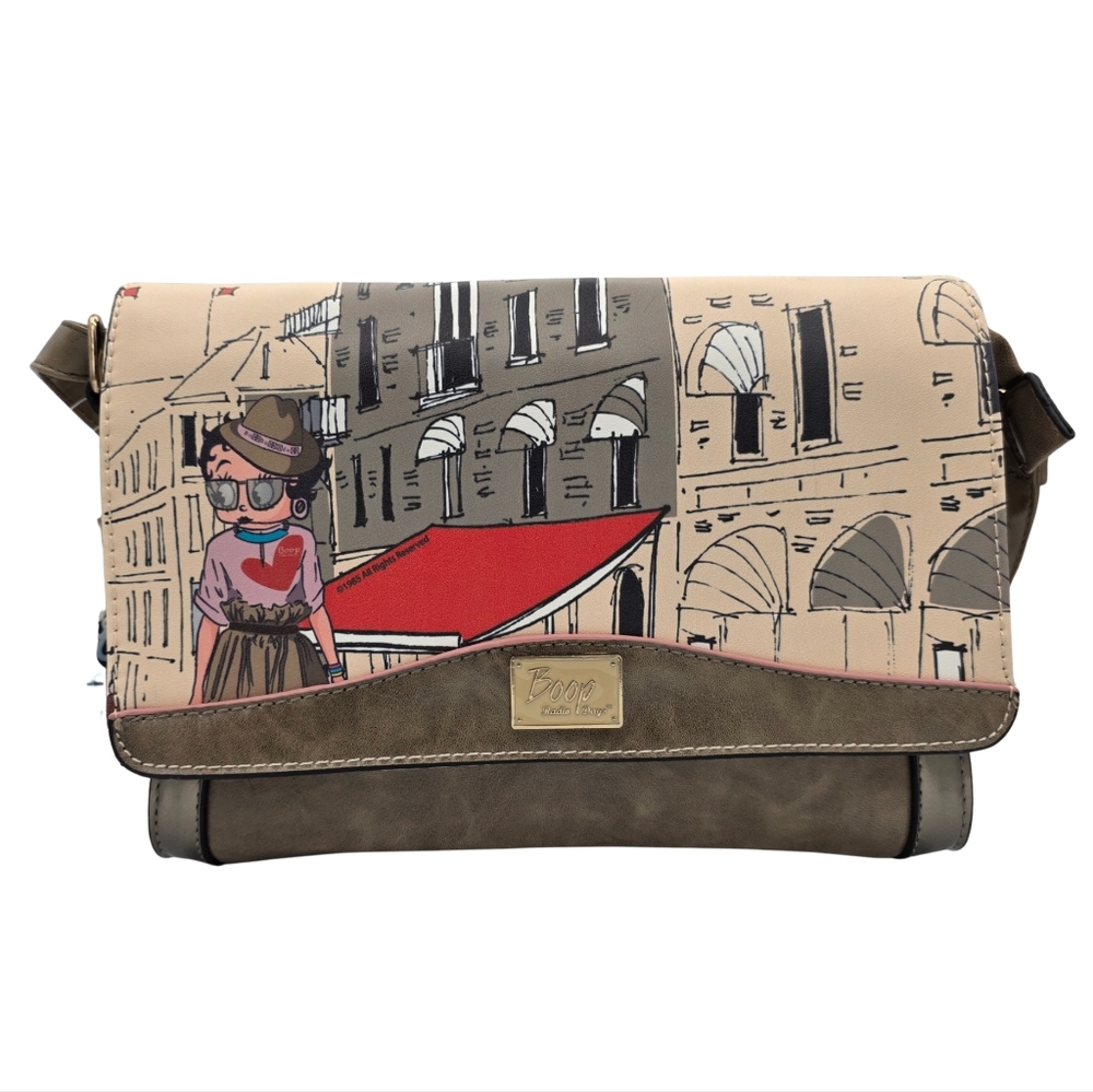 Betty Boop Crossbody Bag by Radio Days Vegan Vintage 1985 RARE FIND!!